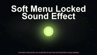 soft menu locked sound effect screenshot 4
