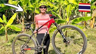 Her First Mountain Bike Ride in Thailand + A Happy Ending ?