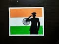 Independence Day Specially !! Beginners and Kids Oil Pastel Drawing - Step by step