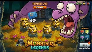 Monster legends Treasure Cave Trick | Treasure Cave Complete. #monsterlegends #treasurecave #usa 