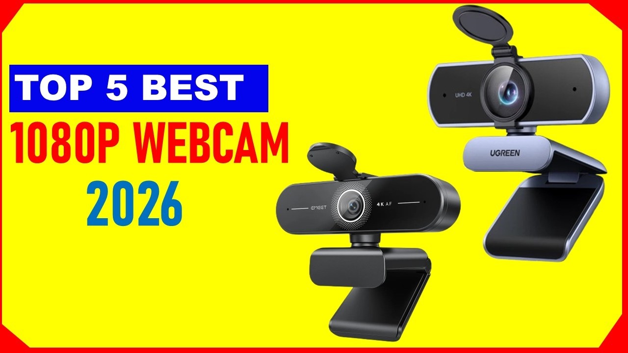 Top 5 Best Budget 1080p Webcam 2026 | Best 1080p Webcam on AliExpress
