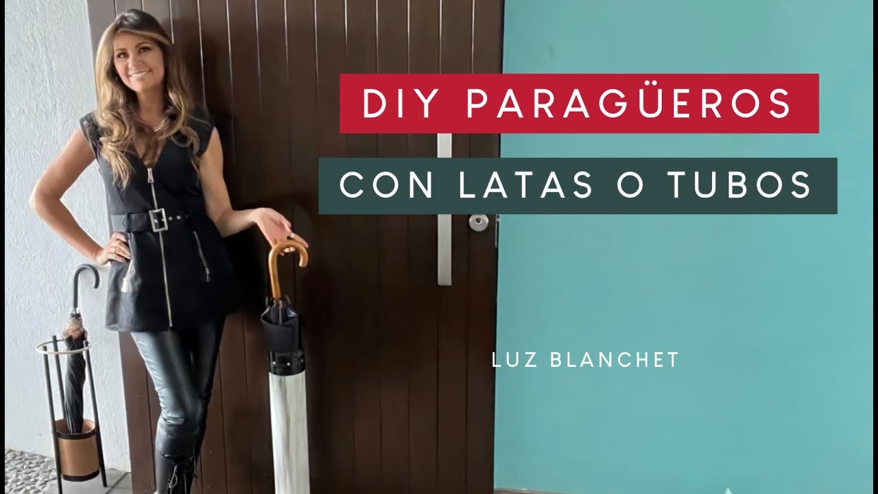 DIY PARAGÜEROS con LATAS o TUBOS / LUZ BLANCHET
