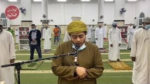 القارئ محمد سعد تلاوة مرئية من صلاة المغرب