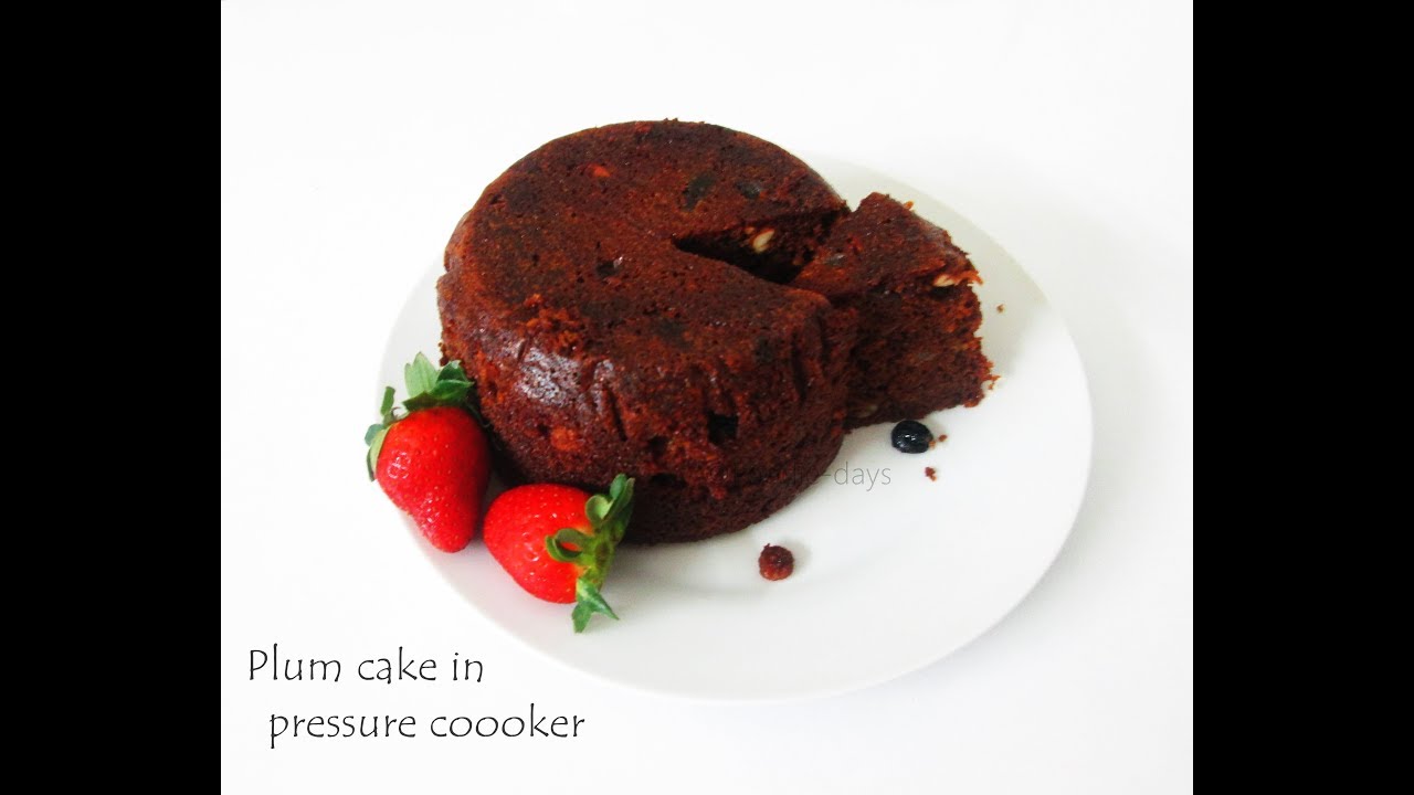 Instant Fruit cake | Plum cake without oven | No soaking ...