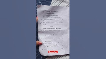 b.sc 3rd sem# mathematics(GE)# question paper Ranchi University