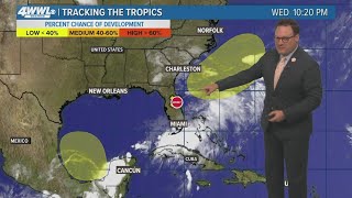 Wednesday 10pm Tropical Update: Tracking Invest 90 and watching Bay of Campeche