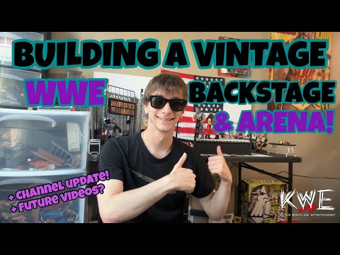Building a VINTAGE WWE Arena/Backstage