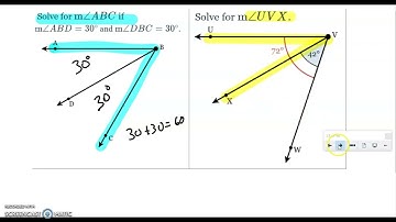Angle Addition and Subtraction