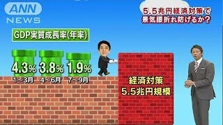 エコノミスト「及第点」も・・・5兆円超の経済対策決定(13/12/05)