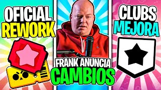 ►?​​​¡FRANK ANUNCIA CAMBIOS EN BRAWL STARS?​¡NUEVOS REWORKS Y MEJORAS PRONTO⭐​BRAWL STARS NOTICIAS