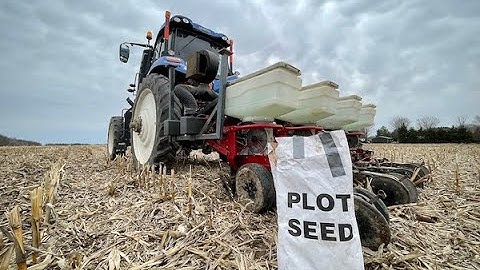Soybean seed treatment test plot, come see how it