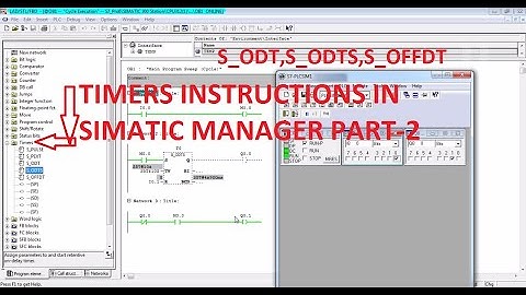 TIMER INSTRUCTIONS IN SIMATIC MANAGER 5.6 PART-2
