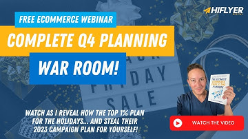2023 Q4 War Room: Plan a Killer Q4 in Just 60 Minutes with the Secret Playbooks of the Top 1%!