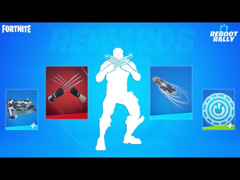 Upcoming Reboot Rally FREE REWARDS (Adamantium Claws, Wrap, Glider & More) Fortnite