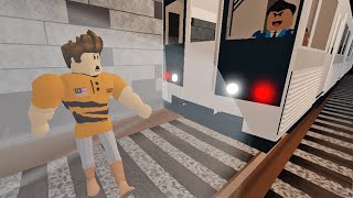 Horangi Dilanggar Kereta Api !!! [Escape the Supermarket] (Roblox Malaysia)