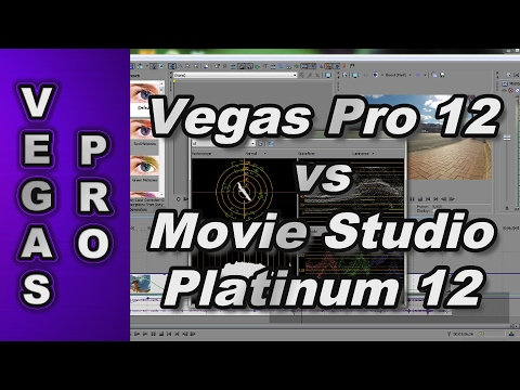 Sony Vegas Pro 12 Compared To Sony Movie Studio Platinum 12 Youtube