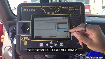 FORD MUSTANG-2013-10 MIN BYPASS KEY PROGRAMMING WITH ZED-FULL