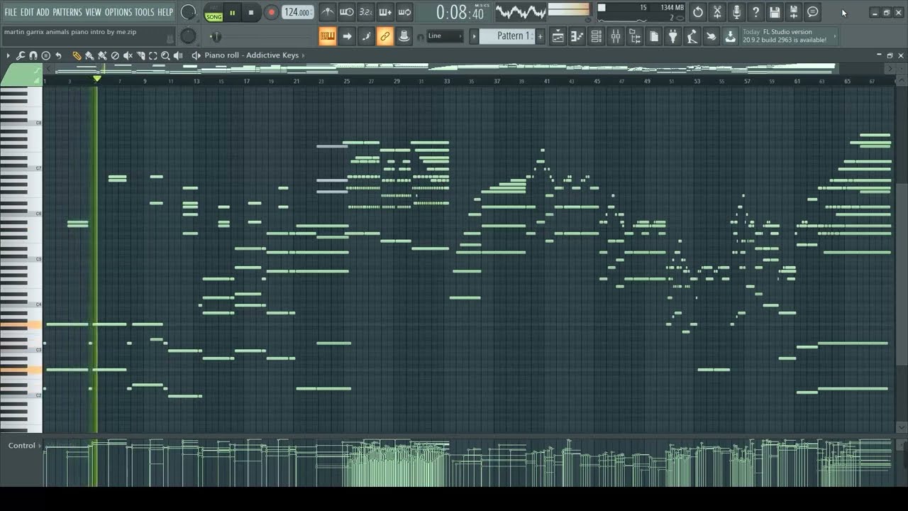 martin garrix piano intro animals by me