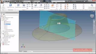 Урок Inventor. Поверхностное моделирование: строим шляпу