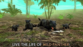 Wild Panther Simulator 3D (gameplay).🐆🐗🦌🦝🐘🦍🐅🦛🦏. screenshot 3