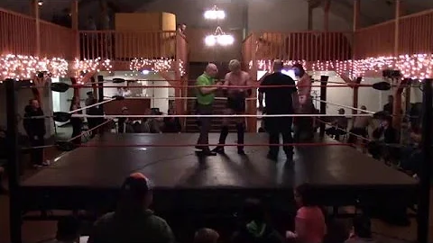 Leon Grayson following RCW title win