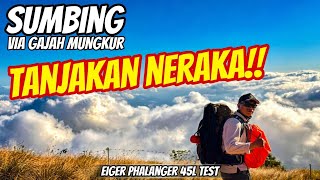 Hiking Sumbing via Gajah Mungkur with Eiger Phalanger 45 - Is It Worth It for This Hellish Climb?!