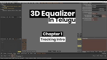 1. 3D Equalizer - Tracking Intro [BASIC] 3D Equalizer in Telugu