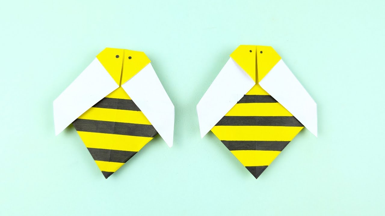 Origami Abeille en Papier | Tutoriel Facile pour Débutants
