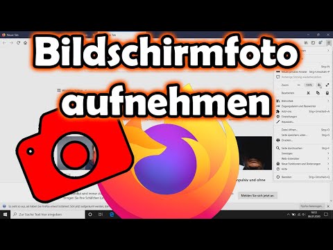 Mozilla Firefox - Bildschirmfoto (Screenshot) erstellen