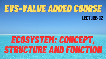 Ecosystem: Concept, structure and function