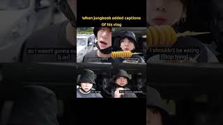 When jungkook added captions of his own blog 😂😂😂 #btsmoments
