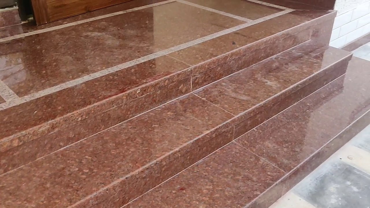 Granite Staircase design and home elevation tiles and marble design with price in india