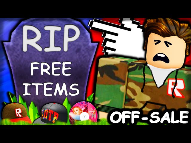 Roblox took 3 free items off sale *sad* 😭 