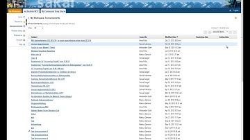 Sakai Video Tutorial "My workspace"