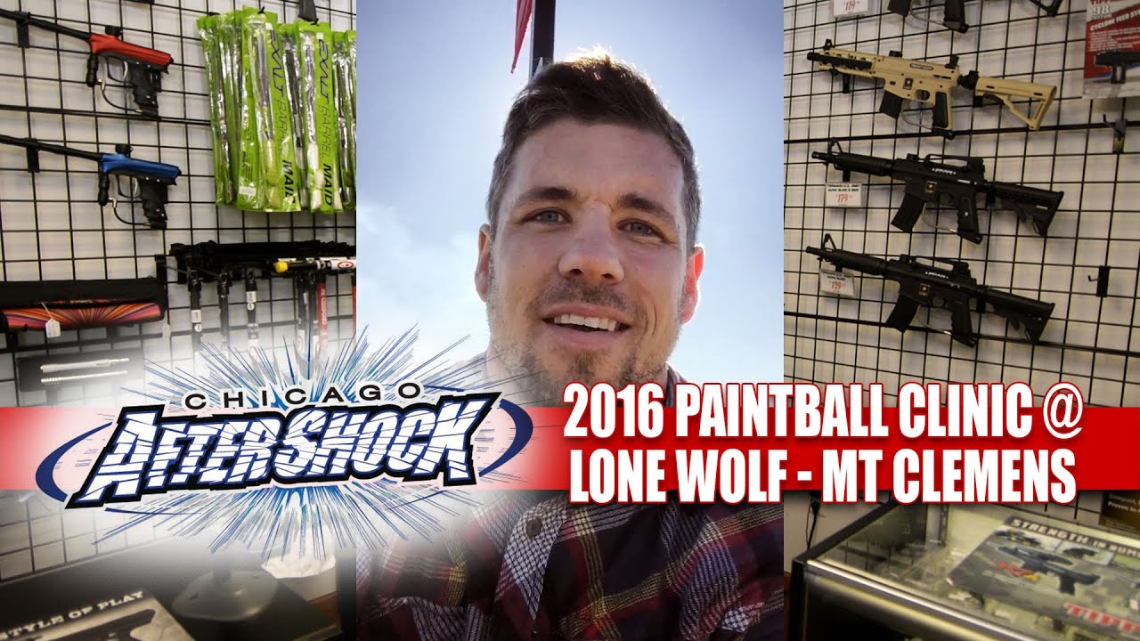 Chicago Aftershock Clinic at Lone Wolf Paintball Michigan YouTube