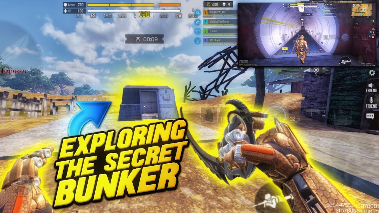 THE *NEW* SECRET BUNKER in NUKETOWN - LET'S EXPLORE NUKETOWN BUNKER | COD MOBILE BLACKOUT | BRO NOOB