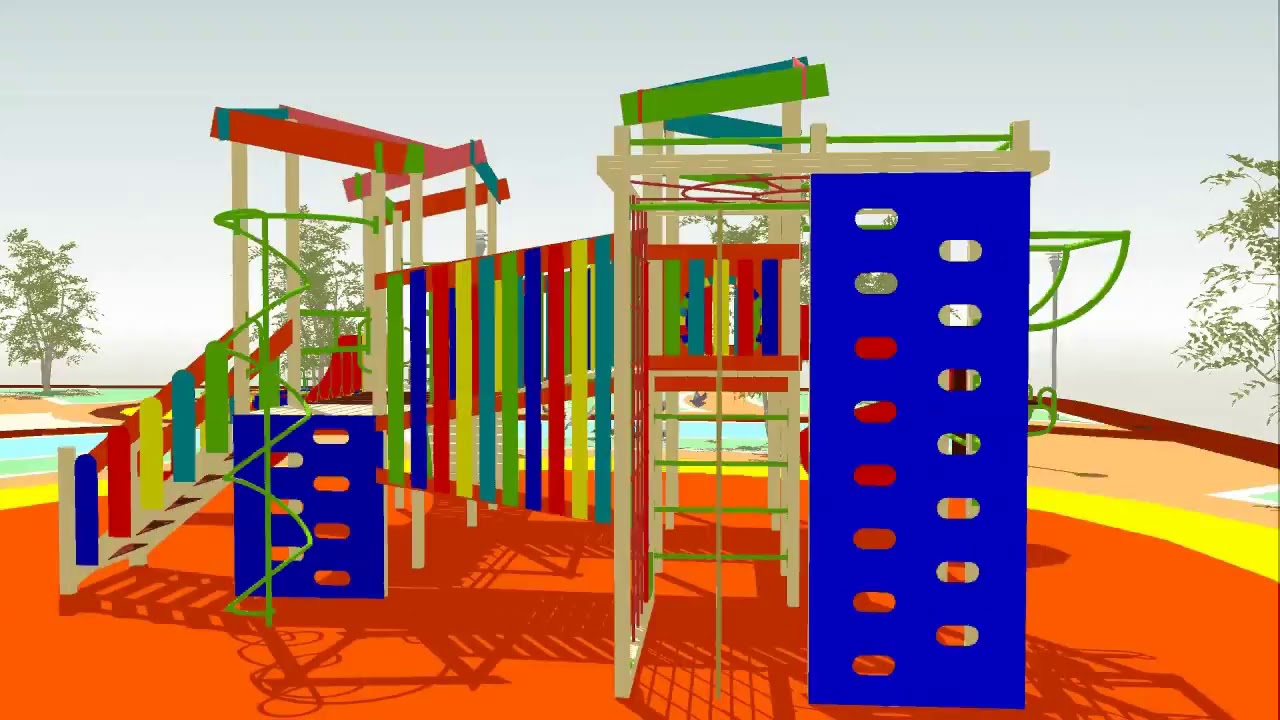 Детская спортивная площадка в квартире