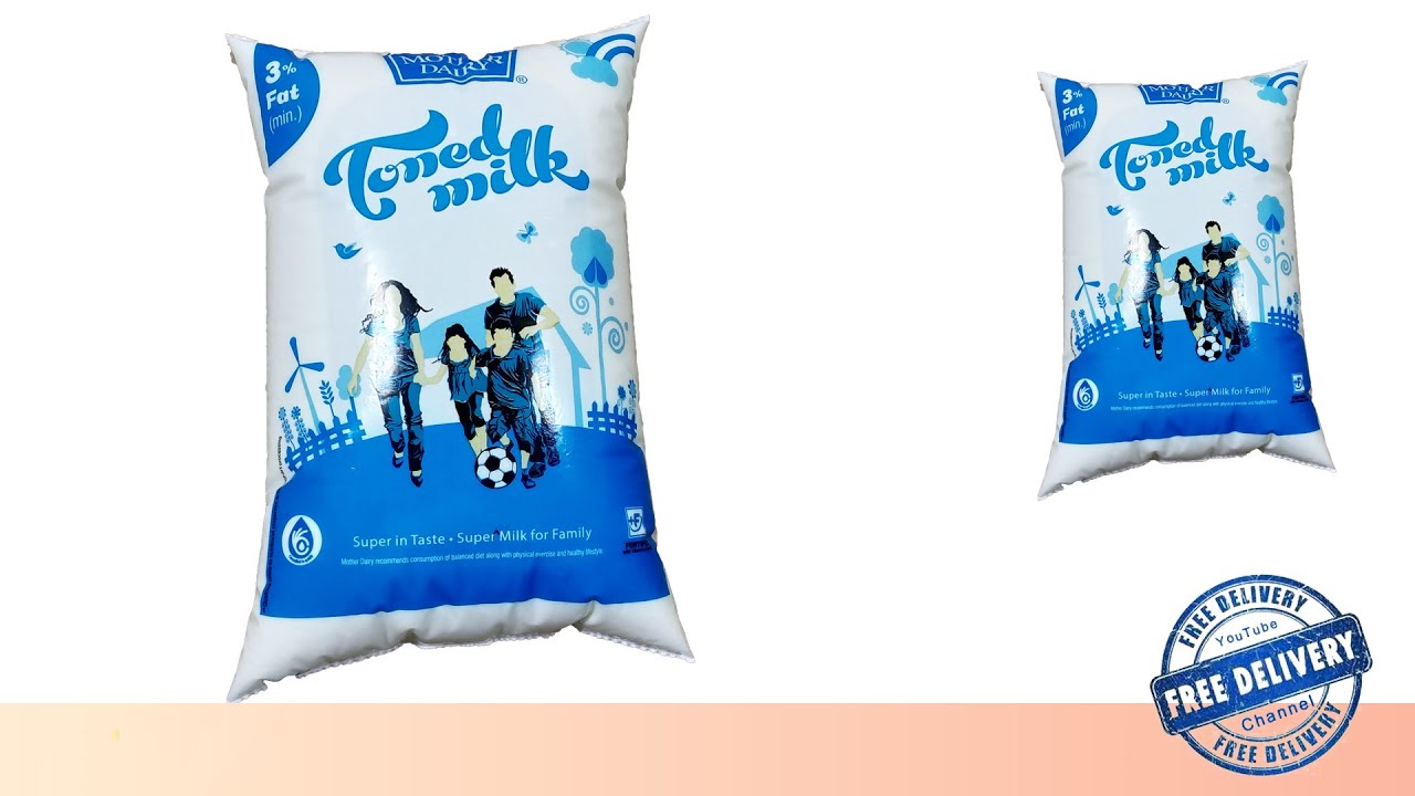 Mother Dairy Toned Milk Hindi Free Home Delivery YouTube