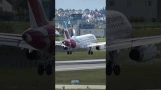 Eurowings Airbus A319 Landing at Stuttgart Airport #holidayswithyoutube