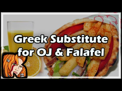 The Greek Substitute for OJ & Falafel - YouTube