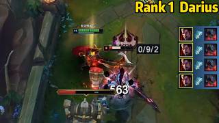 Rank 1 Darius: He Made an Aatrox OTP Lose His Mind! [Eng Sub]