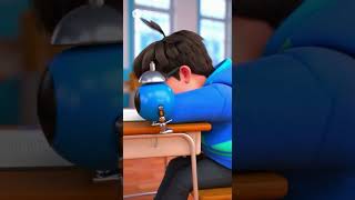 Lazy Student in Class 🤣 | Hilarious Cartoon Animation