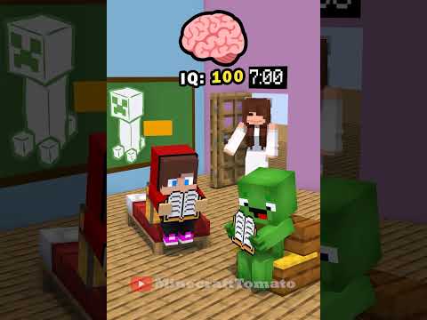 JJ IQ Game at Home 🤯🧠 - MAIZEN Minecraft Animation