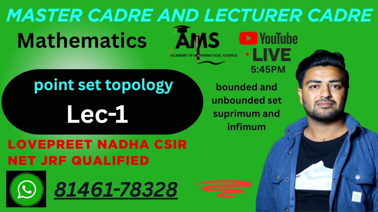 point set topology 1,  master cadre ,Lecturer cadre Math | lecturer cadre math