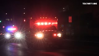 LAPD UNITS RESPONDING CODE 3 W/ RESCUE 826 & RESCUE 15  -133