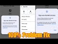 SMS Permission App Was Denied | Display Over the App Problem| App Was Denied access Problem Solution