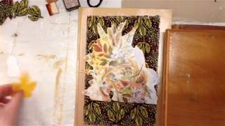 Autumn Botanical Journal - 3 Pockets with Manila Envelopes