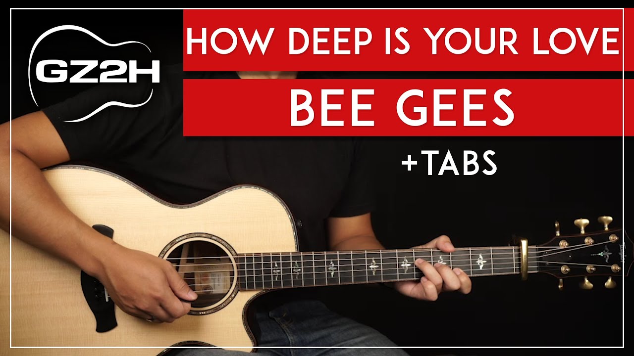 How Deep Is Your Love - Guitar Tutorial Bee Gees Guitar Lesson