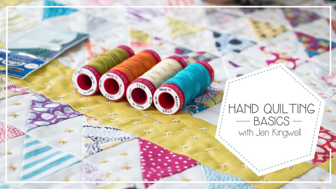 Fat Quarter Shop's Jolly Jabber: Hand Quilting 101 with Jen Kingwell