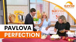 Apple crumble pavlova with Kirsten Tibballs | Sunrise